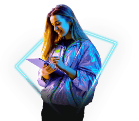 Woman-Tablet