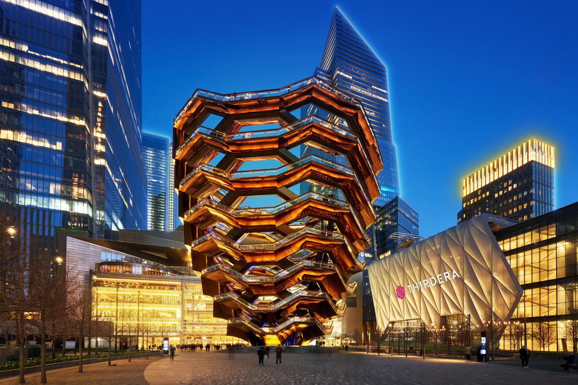 Hudson Yards staircase in New York City 2023-09