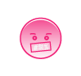 angry icon thirdera pink