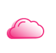 cloud icon thirdera pink