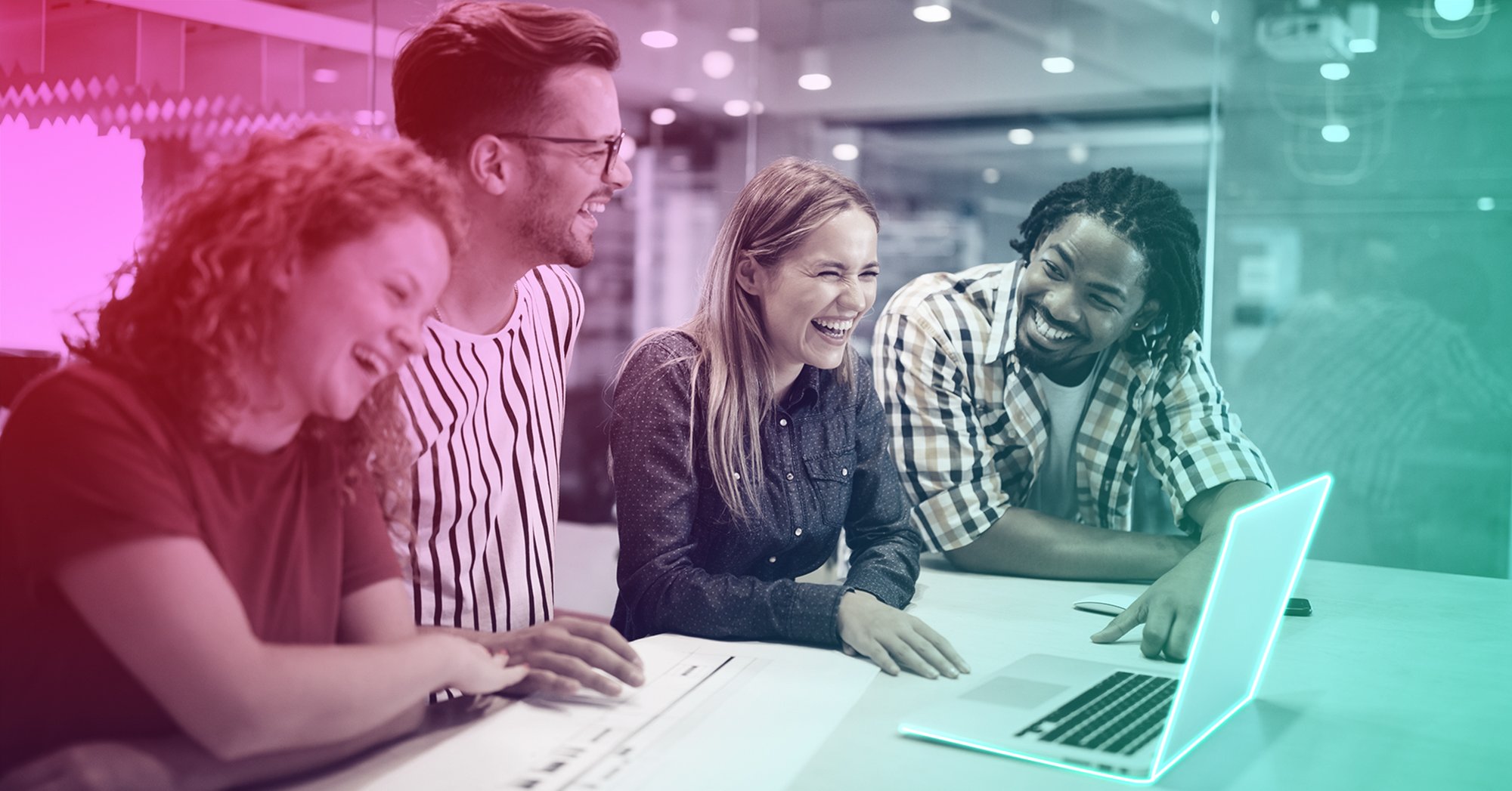 filter group of people at desk laptop laughing 2021-10-2