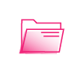 folder  icon thirdera pink