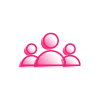 team people icon thirdera pink