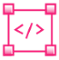 code square pink thirdera icon-1-1