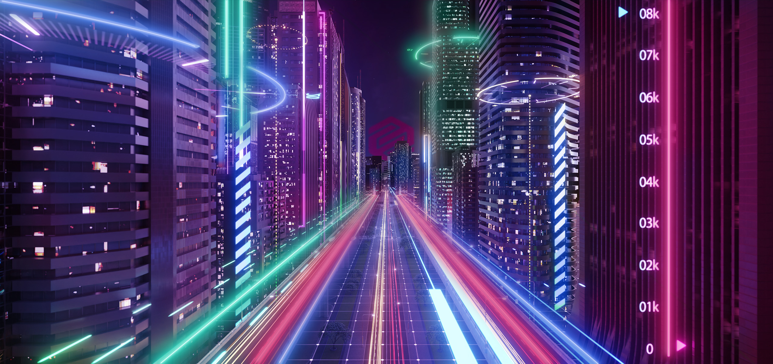 colorful futuristic city 2022-05