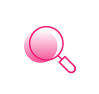 magnifying glass icon thirdera pink-1