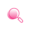 magnifying glass icon thirdera pink-1