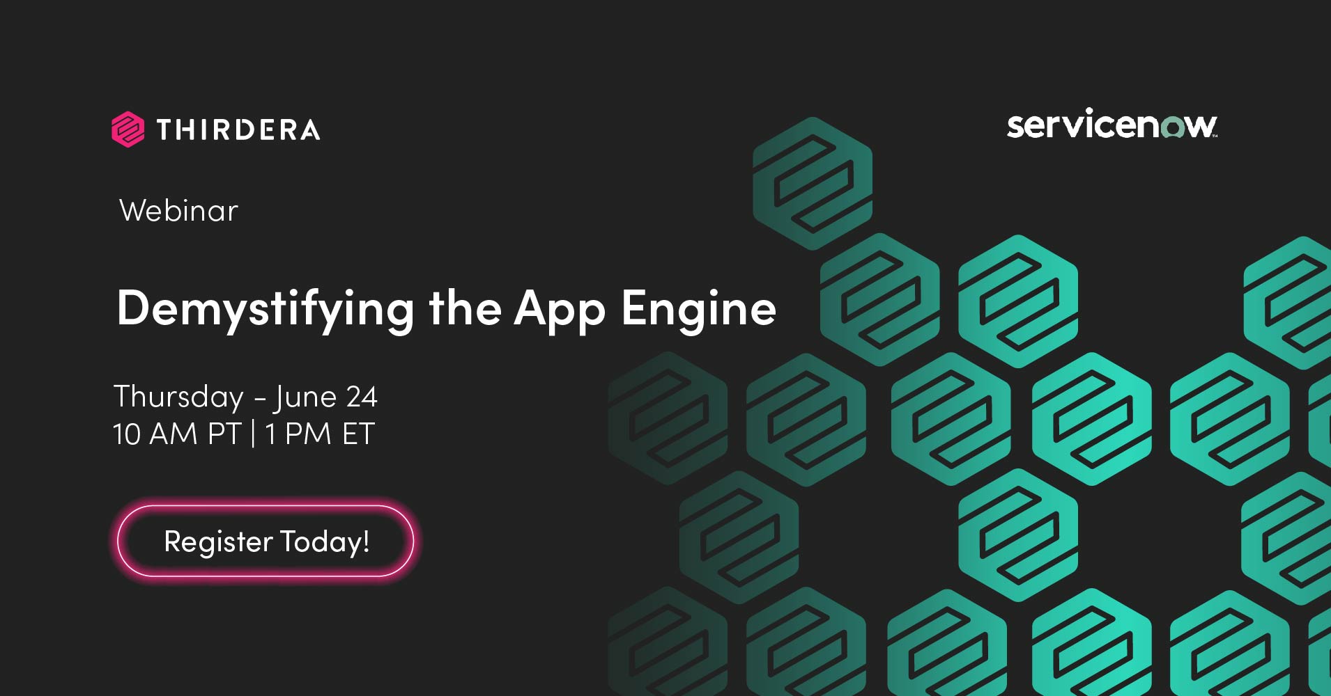 Seminario web de ServiceNow y Thirdera: Desmitificación de App Engine