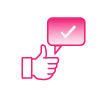 thumbs up rating icon thirdera